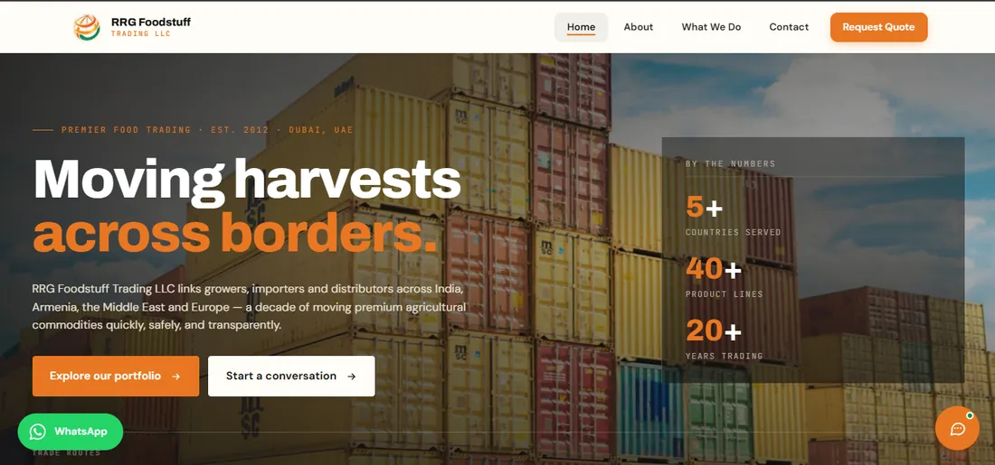 RRG Foodstuff Trading project