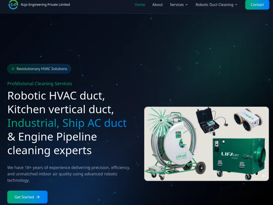 Rujo Engineering — Corporate website for an engineering firm